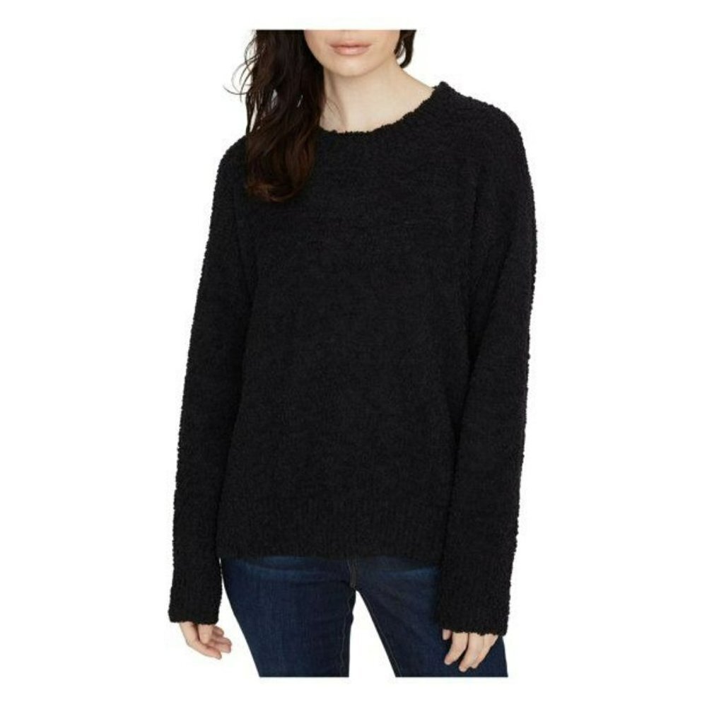 New Sanctuary Popcorn XS Sweater Black Top Knit Womens NWT